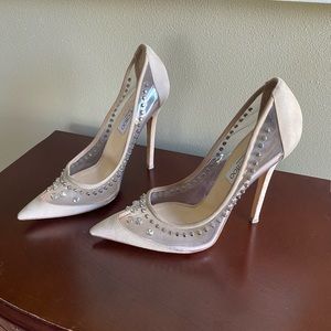 Nude Jimmy Choo heel